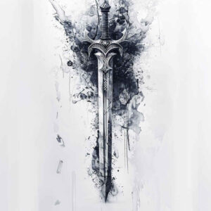 weapons tattoo design ideas bokeh dangerous form shows strength