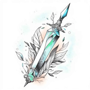 weapons tattoo design ideas real-life shading dangerous form shows strength