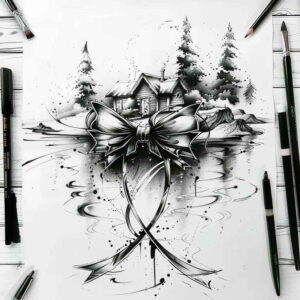 weapons tattoo design ideas decorative detail dangerous grace resilience and power
