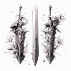 weapons tattoo design ideas natural blush dangerous grace symbol of determination