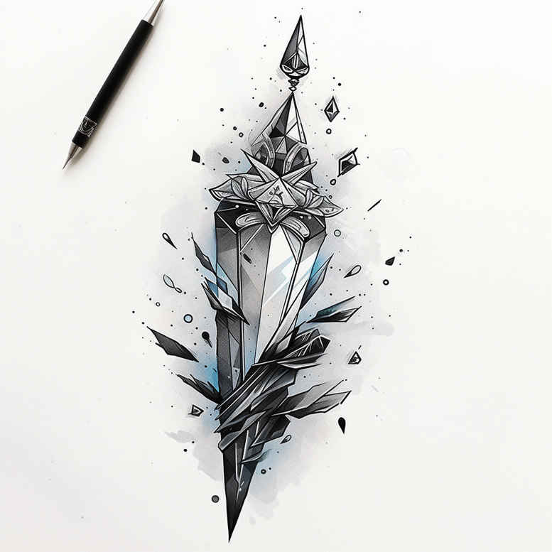 weapons tattoo design ideas dream motifs dangerous outline for forearm