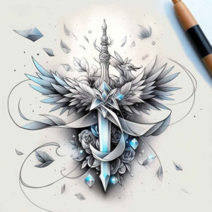 weapons tattoo design ideas Surrealism translucent layers deadly ink shows courage