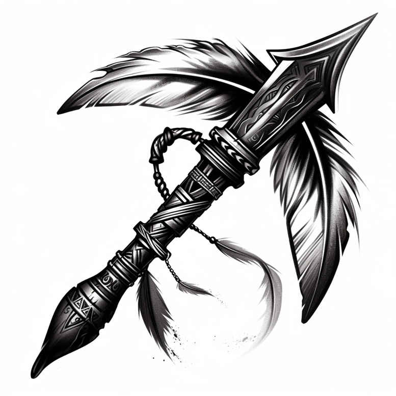 weapons tattoo design ideas Surrealism juxtaposition power symbol meaning resilience