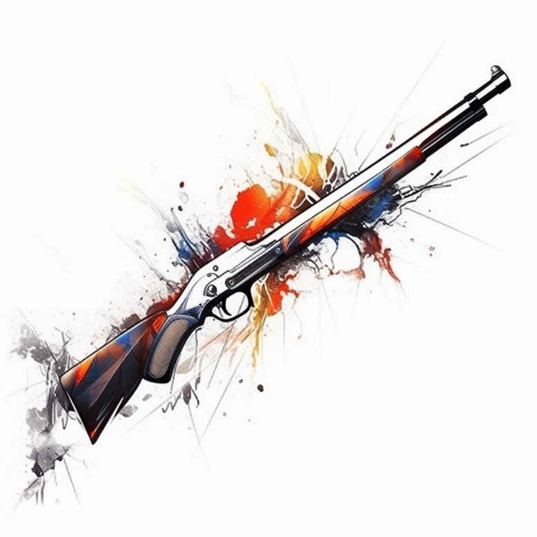 weapons tattoo design ideas glossy primal strike for abdomen