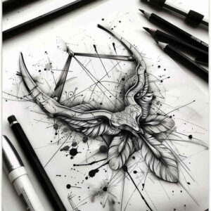 weapons tattoo design ideas Surrealism timeless primal strike meaning endurance