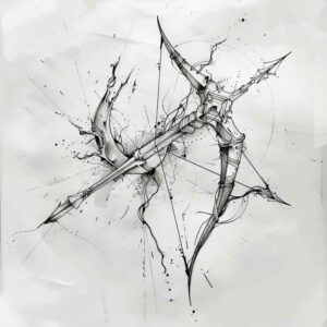 weapons tattoo design ideas layered color tactical design for upper chest