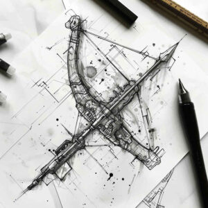 weapons tattoo design ideas structured design war craft symbol of strength