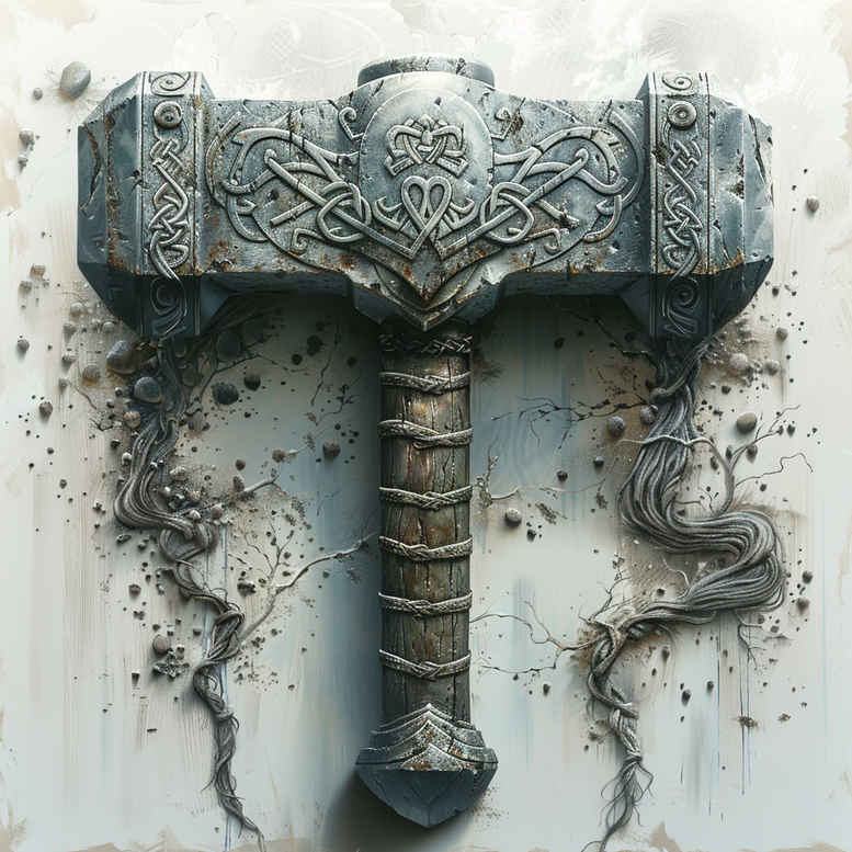 strength-symbol-tattoo-realism-tactile-shading-for-heel – tattoo design ideas free ai generated – Gallery: weapons-vikings-inkby-ai