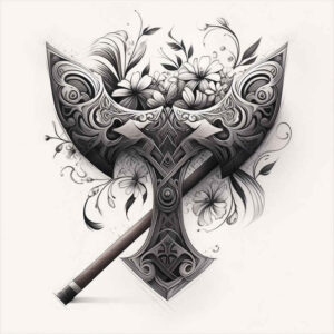 weapons-with-spiritual-protection-motif-for-men-harmony-for-toe – tattoo design ideas free ai generated – Gallery: weapons-inkby-ai