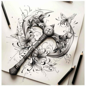 arrows-artistic-swirl-for-arm – tattoo design ideas free ai generated – Gallery: weapons-inkby-ai