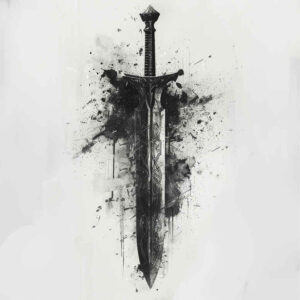 axes-delicate-arcs-for-lower-chest – tattoo design ideas free ai generated – Gallery: weapons-inkby-ai