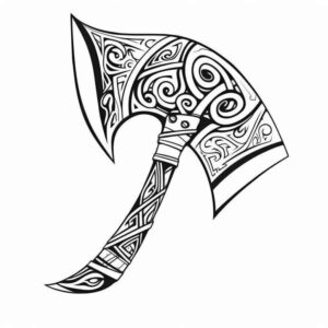 weapon-tattoo-ornamental-rays-for-back-of-neck – tattoo design ideas free ai generated – Gallery: weapons-inkby-ai