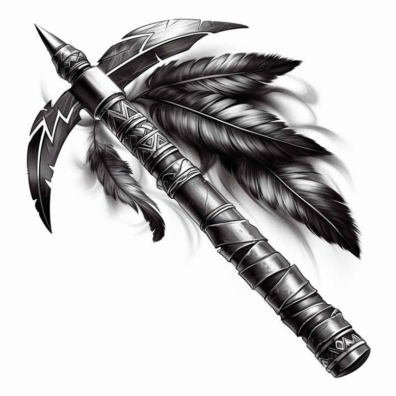 weapons-with-knight-motif-spiritual-focus-for-arm – tattoo design ideas free ai generated – Gallery: weapons-inkby-ai