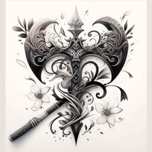 weapons-with-spiritual-protection-motif-for-men-calm-mind-for-fingers – tattoo design ideas free ai generated – Gallery: weapons-inkby-ai