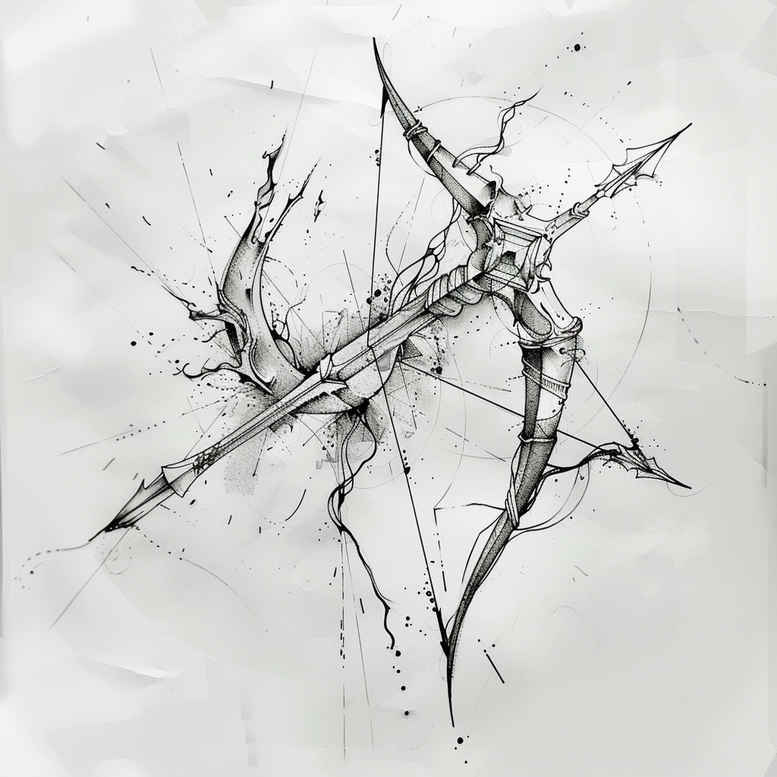 weapons-with-legend-motif-mesmerizing-for-lower-thigh – tattoo design ideas free ai generated – Gallery: weapons-inkby-ai