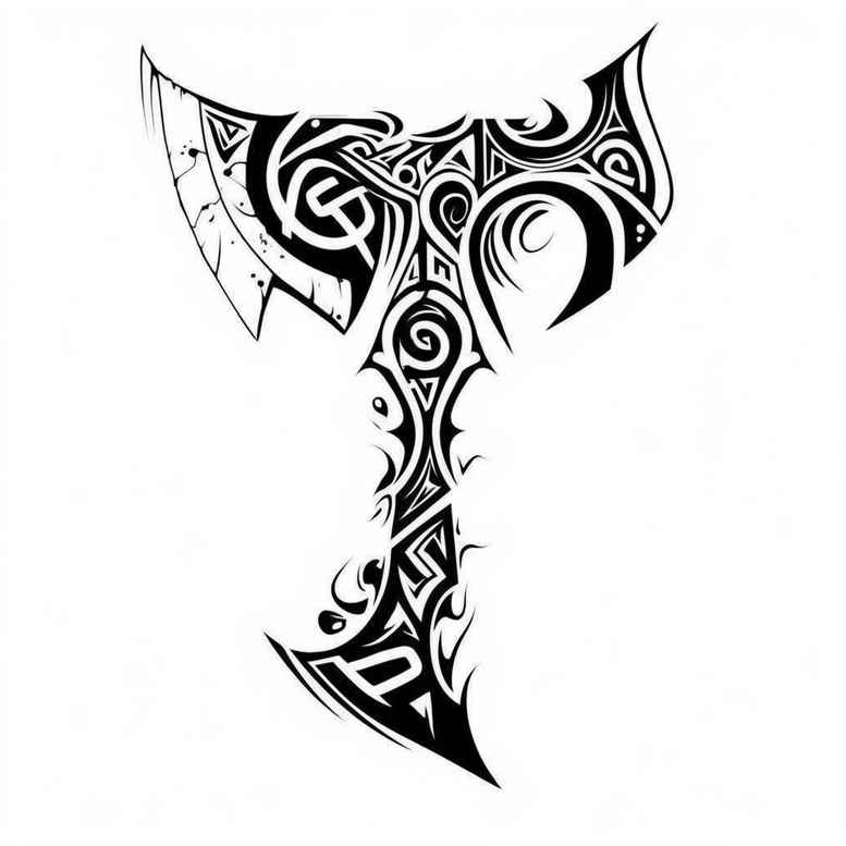 crossbows-spiritual-design-for-chest – tattoo design ideas free ai generated – Gallery: weapons-inkby-ai