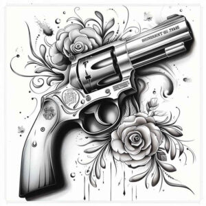 weapons-with-detail-universe-for-shoulder – tattoo design ideas free ai generated – Gallery: weapons-inkby-ai