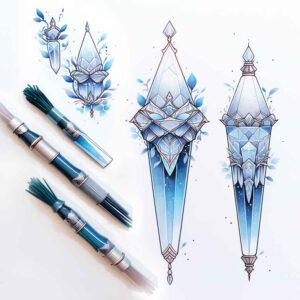 weapons-with-protection-motif-circle-of-unity-for-forearm – tattoo design ideas free ai generated – Gallery: weapons-inkby-ai
