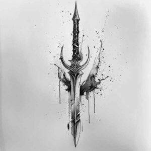 weapons-with-spiritual-motif-filigree-for-hand – tattoo design ideas free ai generated – Gallery: weapons-inkby-ai