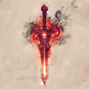 weapons-with-shadow-and-light-complex-design-for-upper-chest – tattoo design ideas free ai generated – Gallery: weapons-inkby-ai