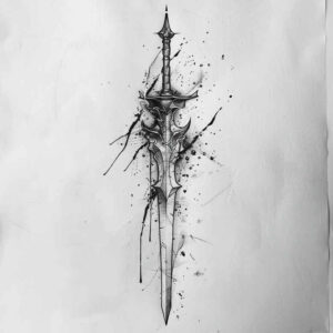 weapons-ornamental-web-for-upper-arm – tattoo design ideas free ai generated – Gallery: weapons-inkby-ai