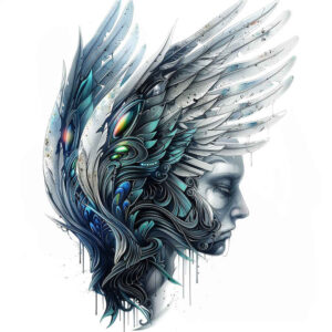angel-wing-tattoo – tattoo design ideas free ai generated – neotraditional-classic-composition – for-shoulder-blade – Gallery: wings-inkby-ai