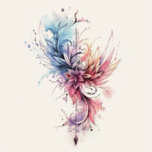 angel-wing-tattoo – tattoo design ideas free ai generated – surrealism-subconscious-themes – for-scapula – Gallery: wings-inkby-ai