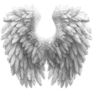 angel-wings-tattoo – tattoo design ideas free ai generated – neotraditional-precise-lines – for-shin – Gallery: wings-inkby-ai