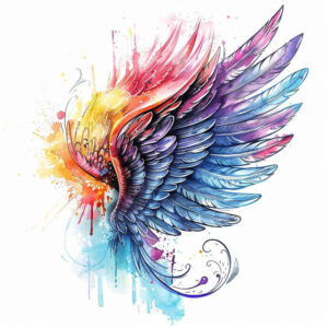 delicate-shading-wings-tattoo – tattoo design ideas free ai generated – realism-micro-realism – for-hand – Gallery: wings-inkby-ai
