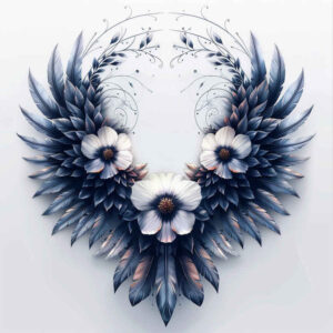 delicate-shading-wings-tattoo – tattoo design ideas free ai generated – surrealism-metamorphosis – for-lower-back – Gallery: wings-inkby-ai