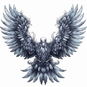 delicate-wings-tattoo – tattoo design ideas free ai generated – neotraditional-bold-texture – for-lower-thigh – Gallery: wings-inkby-ai