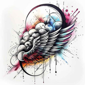 detailed-wings-tattoo – tattoo design ideas free ai generated – surrealism-morphic-transformation – for-inner-arm – Gallery: wings-inkby-ai