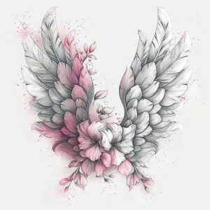 energy-wings-tattoo – tattoo design ideas free ai generated – surrealism-imaginative – for-upper-thigh – Gallery: wings-inkby-ai