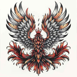 expressive-wings-tattoo – tattoo design ideas free ai generated – surrealism-dynamic-shapes – for-shin – Gallery: wings-inkby-ai