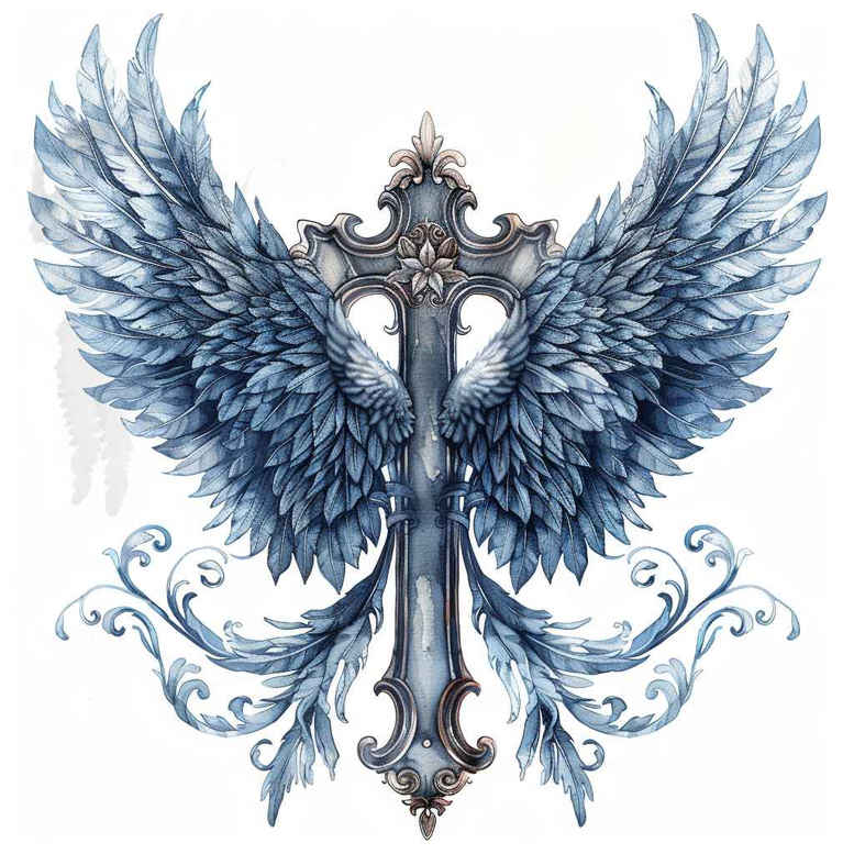 expressive-wings-tattoo – tattoo design ideas free ai generated – surrealism-morphic-transformation – for-palm – Gallery: wings-inkby-ai