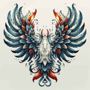 feather-wings-tattoo – tattoo design ideas free ai generated – neotraditional-soft-shadows – for-chest – Gallery: wings-inkby-ai