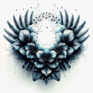 for-women – tattoo design ideas free ai generated – neotraditional-balanced-color – for-upper-chest – Gallery: wings-inkby-ai