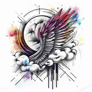 freedom-and-protection-wings-tattoo – tattoo design ideas free ai generated – realism-portrait-realism – for-scapula – Gallery: wings-inkby-ai
