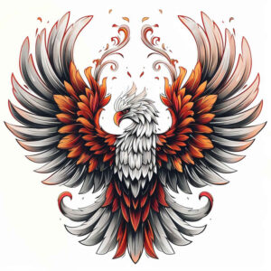 freedom-and-protection-wings-tattoo – tattoo design ideas free ai generated – surrealism-ethereal-glow – for-side-torso – Gallery: wings-inkby-ai
