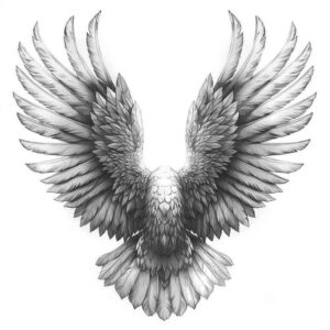freedom-motif-wings-tattoo – tattoo design ideas free ai generated – realism-high-contrast – for-hand – Gallery: wings-inkby-ai