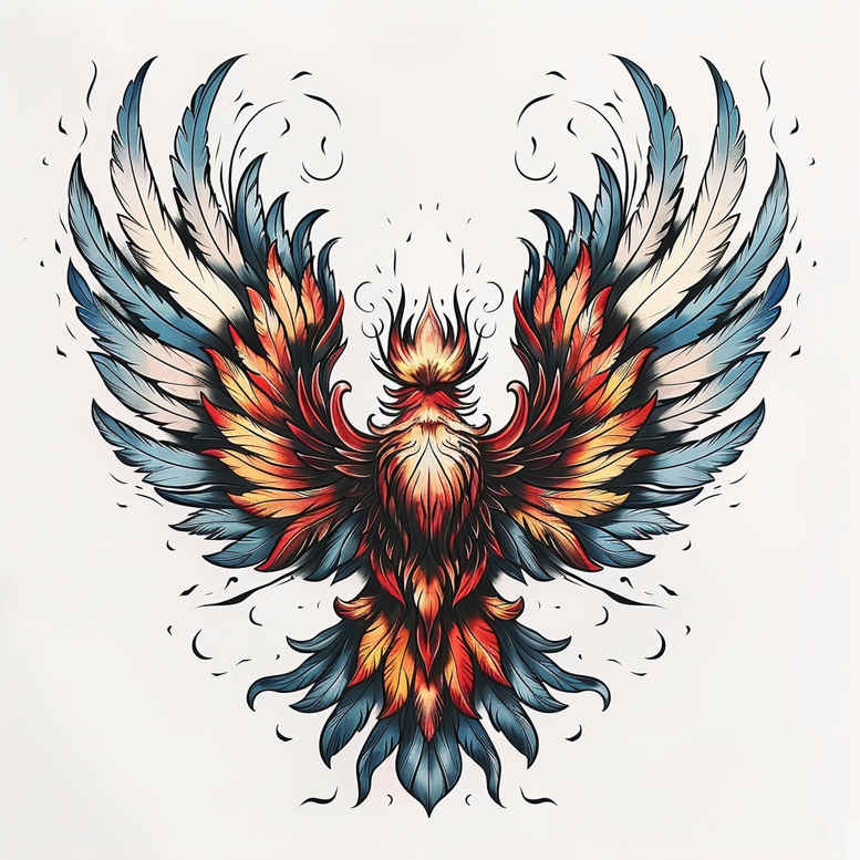 geometric-wings-tattoo – tattoo design ideas free ai generated – realism-sharp-focus – for-elbow – Gallery: wings-inkby-ai