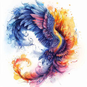 geometric-wings-tattoo – tattoo design ideas free ai generated – realism-true-to-life – for-triceps – Gallery: wings-inkby-ai