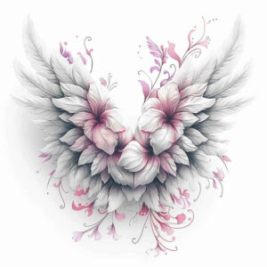 guardian-angel-wings-tattoo – tattoo design ideas free ai generated – neotraditional-classic-motifs – for-lower-leg – Gallery: wings-inkby-ai