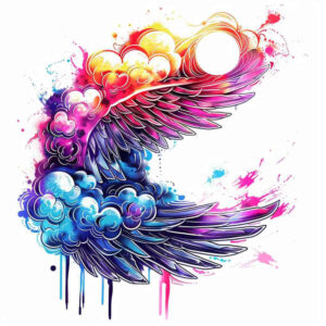 guardian-angel-wings-tattoo – tattoo design ideas free ai generated – realism-subtle-saturation – for-sternum – Gallery: wings-inkby-ai