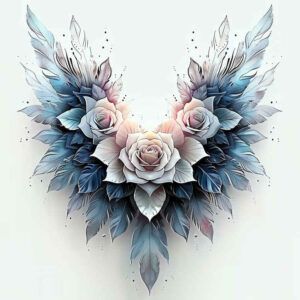 guardian-angel-wings-tattoo – tattoo design ideas free ai generated – surrealism-unreal-light – for-collarbone – Gallery: wings-inkby-ai