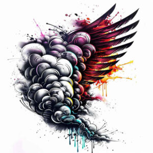 hope-symbol-wings-tattoo – tattoo design ideas free ai generated – neotraditional-classic-motifs – for-arm – Gallery: wings-inkby-ai