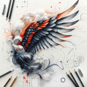 hope-symbol-wings-tattoo – tattoo design ideas free ai generated – realism-moist-effect – for-triceps – Gallery: wings-inkby-ai