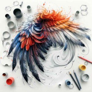 inspiration-motif-wings-tattoo – tattoo design ideas free ai generated – neotraditional-artful-color – for-triceps – Gallery: wings-inkby-ai