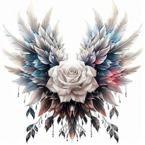 inspiration-motif-wings-tattoo – tattoo design ideas free ai generated – neotraditional-bold-outline – for-lower-leg – Gallery: wings-inkby-ai