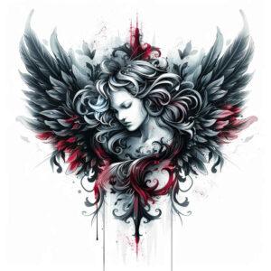 inspiration-motif-wings-tattoo – tattoo design ideas free ai generated – realism-micro-detail – for-temple – Gallery: wings-inkby-ai